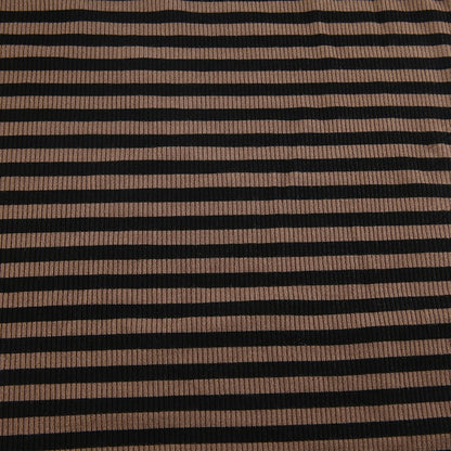 Y2K Striped Crop Top Hooded Short Sleeve T Shirt Women's Cute Retro Brown Summer Tee Casual Tshirt The Clothing Company Sydney