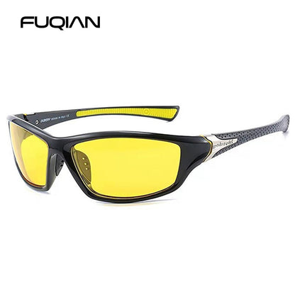 Sports Polarized Sunglasses For Men and Women Fashion Plastic Outdoor Sun Glasses Black Shades Goggle UV400 The Clothing Company Sydney