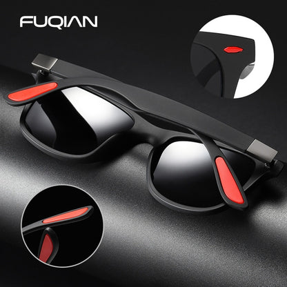 Polarized Sunglasses Men Women Classic Square Plastic Driving Sun Glasses Fashion Black Shades UV400 The Clothing Company Sydney