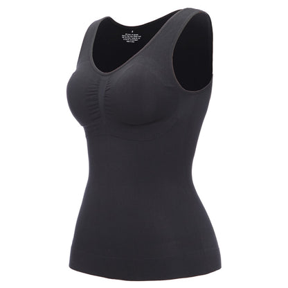 Padded Shaperwear Compression Camisole Body Shaper Woman Tummy Control Tank Tops Shapers Waist Trainer Corset Slim Vest The Clothing Company Sydney