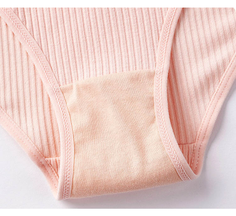 Panties Striped Cotton Underwear Solid Color Briefs Low-Rise Soft Panty Women Underpants Female Lingerie The Clothing Company Sydney