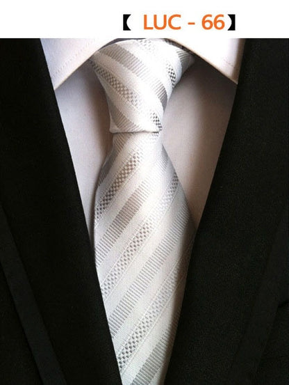 8cm Men's Tie Silk Plaids Floral Luxury Necktie Striped Ties For Men Business Formal Wedding Accessories Tie The Clothing Company Sydney