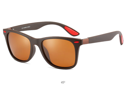 Polarized Sunglasses Men Women Classic Square Plastic Driving Sun Glasses Fashion Black Shades UV400 The Clothing Company Sydney