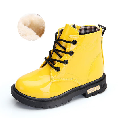 Children Shoes Snow Boots for Kids Boys Girls PU Leather Winter Shoes The Clothing Company Sydney