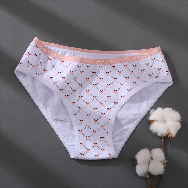 3 pack Set Women Panties Cotton Underwear Patchwork Cute Design Lingerie Underpants Pantys Sexy Briefs Intimates for Girls The Clothing Company Sydney