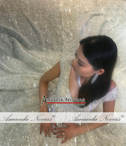 Heavy beading luxury wedding dress wedding gown bridal dress The Clothing Company Sydney