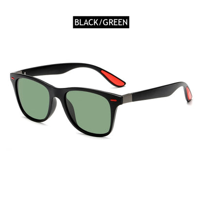 Polarized Sunglasses Men Women Classic Square Plastic Driving Sun Glasses Fashion Black Shades UV400 The Clothing Company Sydney