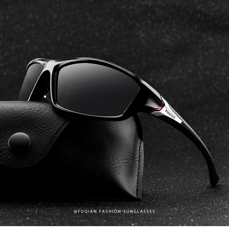 Sports Polarized Sunglasses For Men and Women Fashion Plastic Outdoor Sun Glasses Black Shades Goggle UV400 The Clothing Company Sydney