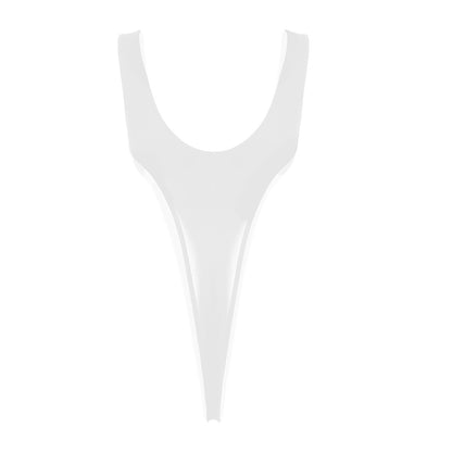 Bodysuit Women Lingerie Exotic One Piece See Through Lingerie Deep V Neck Sleeveless High Cut Thong Leotard Jumpsuit The Clothing Company Sydney