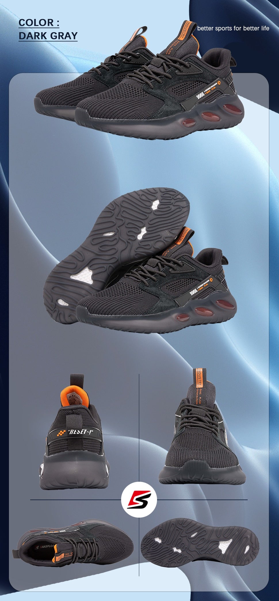 Men's Sneakers Comfortable Breathable Lightweight Running Shoes Anti-slip Shock-absorbing Mesh Casual Walking Shoes The Clothing Company Sydney