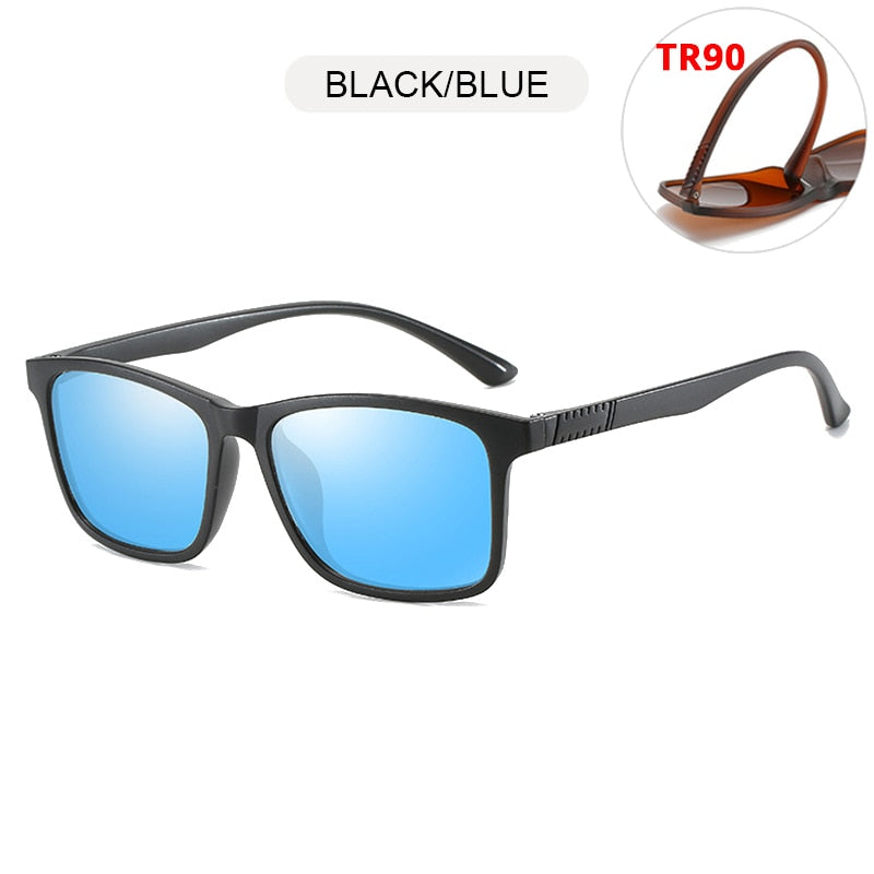 Light Weight TR90 Men Sun Glasses Classic Square Polarized Sunglasses For Male High Quality Driving Eyewear UV400 The Clothing Company Sydney