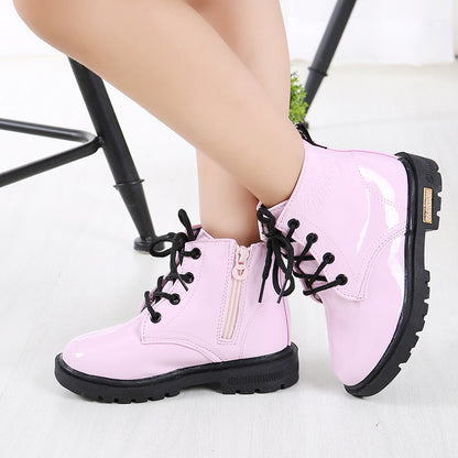 Children Shoes Snow Boots for Kids Boys Girls PU Leather Winter Shoes The Clothing Company Sydney
