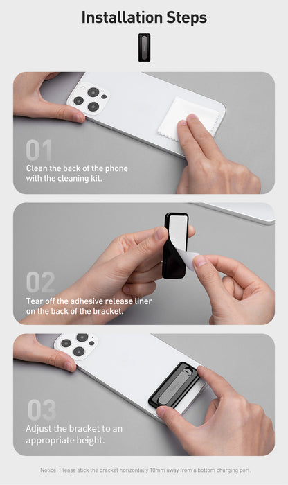 Baseus Foldable Mobile Phone Holder Stand For iPhone 13 12 Desktop Tablet Holder for Xiaomi Samsung Huawei Desktop Stand Holder The Clothing Company Sydney