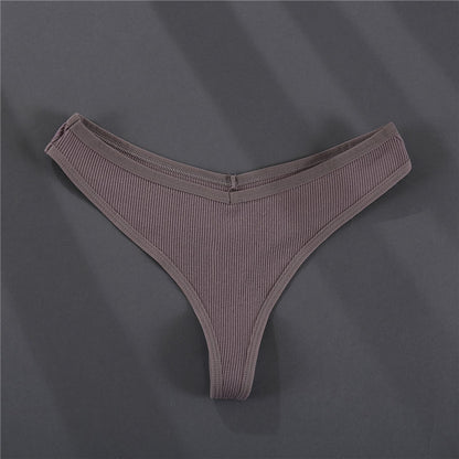 3 Pack G-string Panties Cotton Underwear Underpants Thong Solid Color Pantys Lingerie Briefs The Clothing Company Sydney