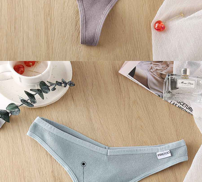 Fruit Embroidery Panties Cotton G-String Underwear Thong Lingerie Underpants T-Back Pantys Intimates Panties The Clothing Company Sydney