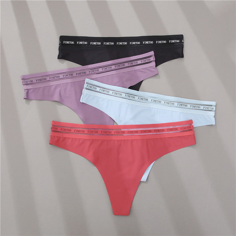 2 Pack Seamless G-string Soft Panties 7 Colors Patchwork Underwear Thongs Lingerie Briefs The Clothing Company Sydney