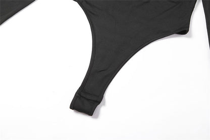 Off Shoulder Backless Elegant Bandage Bodysuit Women Basic Tops Skinny Rompers High Rise Club Party Bodysuit The Clothing Company Sydney