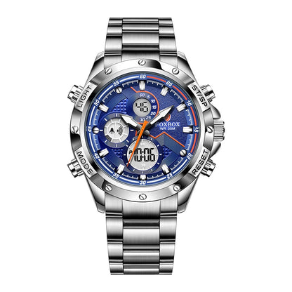 Foxbox Sport Mens Watches Top Brand Luxury Dual Display Quartz Watch For Men Military Waterproof Digital Electronic Watch The Clothing Company Sydney