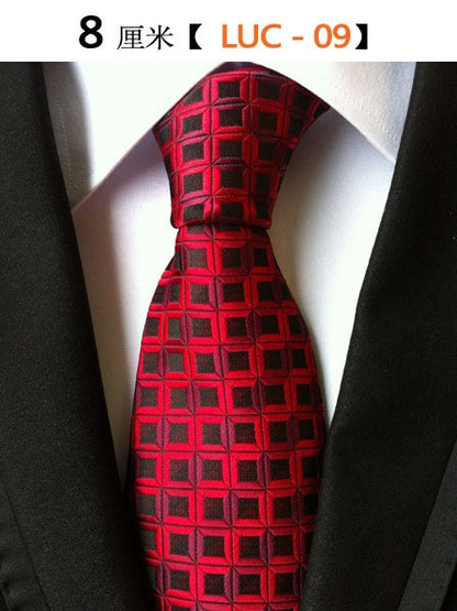 8cm Men's Tie Silk Plaids Floral Luxury Necktie Striped Ties For Men Business Formal Wedding Accessories Tie The Clothing Company Sydney