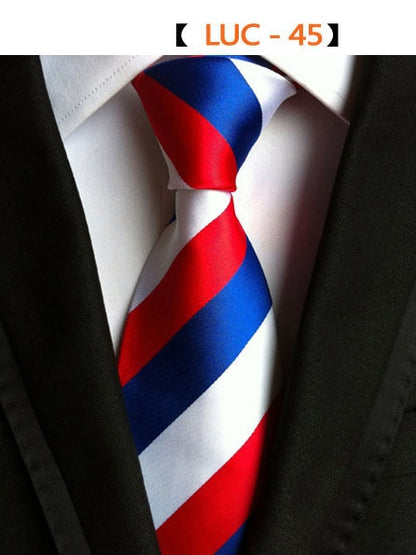 8cm Men's Tie Silk Plaids Floral Luxury Necktie Striped Ties For Men Business Formal Wedding Accessories Tie The Clothing Company Sydney