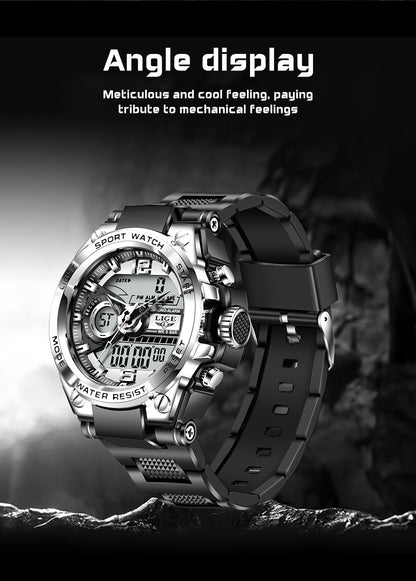 Digital Men Military Watch 50m Waterproof Wristwatch LED Quartz Clock Sport Watch Male Big Watches The Clothing Company Sydney