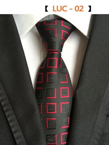 8cm Men's Tie Silk Plaids Floral Luxury Necktie Striped Ties For Men Business Formal Wedding Accessories Tie The Clothing Company Sydney