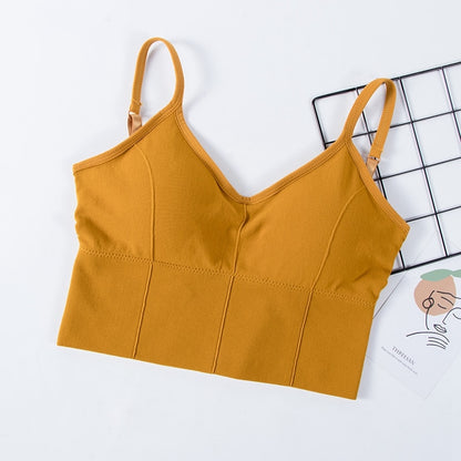 Backless Bralette Active Bra For Women Seamless Padded Bra Women Lingerie Cotton Wireless Long Tops Brassiere Bra The Clothing Company Sydney