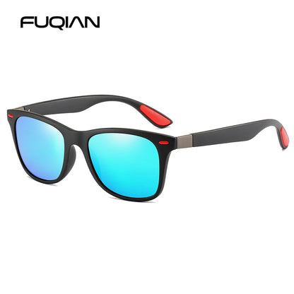 Polarized Sunglasses Men Women Classic Square Plastic Driving Sun Glasses Fashion Black Shades UV400 The Clothing Company Sydney