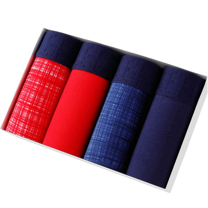 4 Pack Set Men's Boxer Shorts Soft Boxers Panties Underpants Male Cotton Trunks Underwear Boxershorts The Clothing Company Sydney