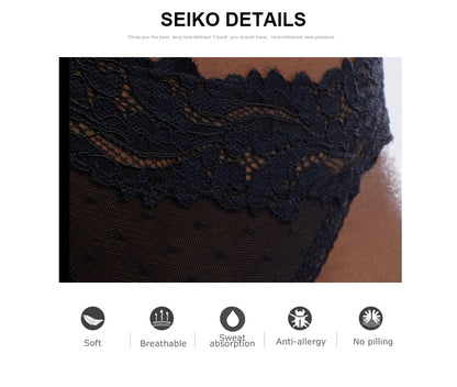 2 Piece Lingerie Set Lace Transparent Bra Set Dot Mesh Bralette Push Up Brassiere T Back Panties Sets Backless V Neck Bra The Clothing Company Sydney