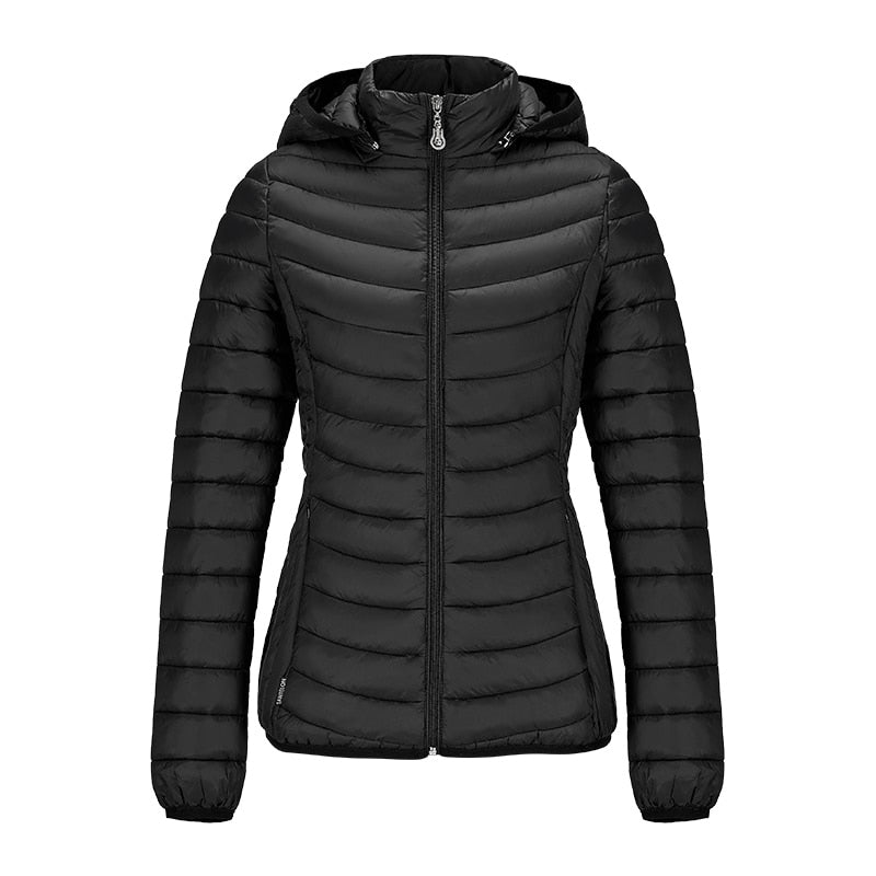 Ladies Padded Puffer Jacket Coat Ultralight Outdoor Clothes Outwear Slim Short Parka Portable Store In Bag The Clothing Company Sydney