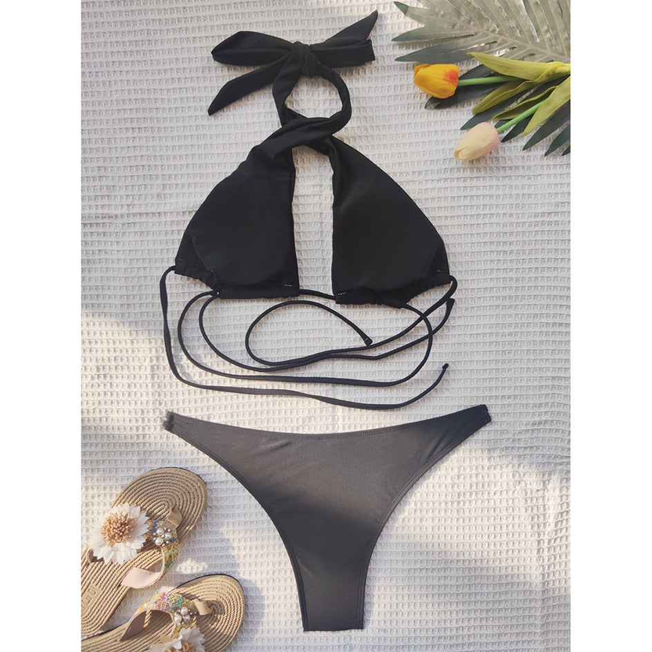 Bikini Swimsuit Swimwear Thong Bikinis Set 2 Piece Beachwear Swimming Woman Bathing Suit The Clothing Company Sydney