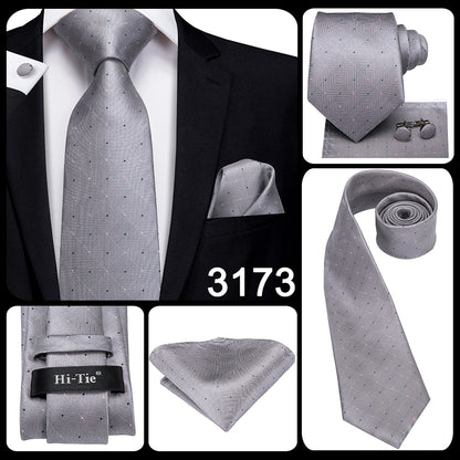 3 Piece Business Classic Blue Black Striped Solid Neck Tie Necktie Pocket Square Cufflinks Wedding Party Silk Tie Set The Clothing Company Sydney