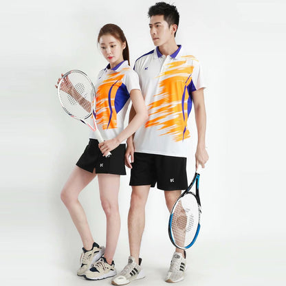 Women's Men's Sports Badminton wear shirts Table tennis game Shirts clothes Exercise Tennis Volleyball Handball Shirts The Clothing Company Sydney