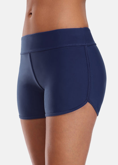 Mid Waist Swimming Shorts Women Solid Color Bikini Bottom Ban Swimwear Briefs Split Swimming Trunks The Clothing Company Sydney