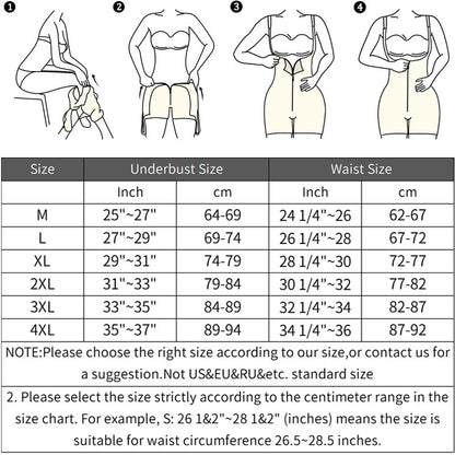 Full Body Shaper Modeling Belt Waist Trainer Butt Lifter Thigh Reducer Panties Tummy Control Push Up Shapewear Corset The Clothing Company Sydney