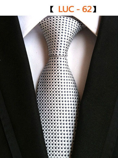 8cm Men's Tie Silk Plaids Floral Luxury Necktie Striped Ties For Men Business Formal Wedding Accessories Tie The Clothing Company Sydney