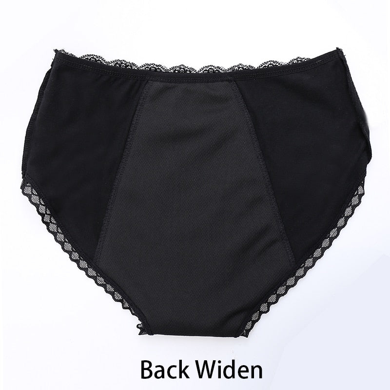 VIP Four Layers of Leak-proof Menstrual Underwear Lace Rose embroidery Breathable Physiological Period Panties The Clothing Company Sydney