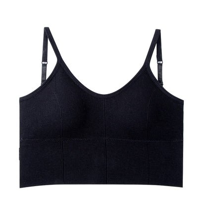 Backless Bralette Active Bra For Women Seamless Padded Bra Women Lingerie Cotton Wireless Long Tops Brassiere Bra The Clothing Company Sydney