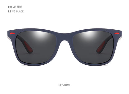 Polarized Sunglasses Men Women Classic Square Plastic Driving Sun Glasses Fashion Black Shades UV400 The Clothing Company Sydney