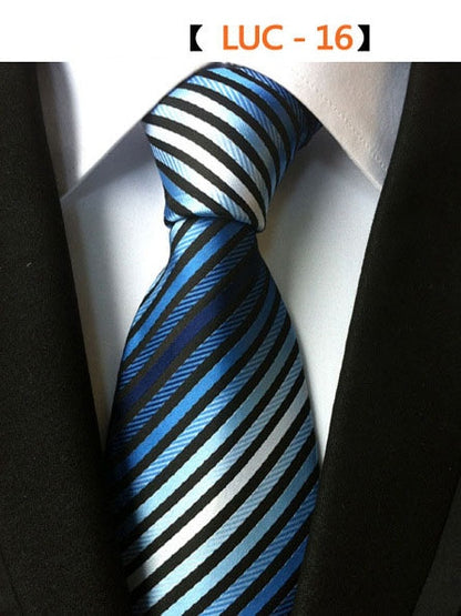 8cm Men's Tie Silk Plaids Floral Luxury Necktie Striped Ties For Men Business Formal Wedding Accessories Tie The Clothing Company Sydney