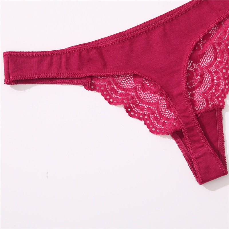 Cotton G-String Panties Floral Lace Underwear Hollow Out Underpants Female Intimates Lingerie  Soft Panties The Clothing Company Sydney