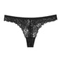 Lace Lingerie Low-waist Panties Embroidery Thong Transparent Hollow out Underwear G String The Clothing Company Sydney