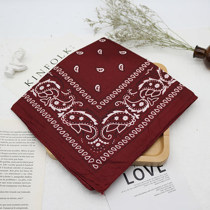 Unisex Bandana Kerchief Hip Hop Black Hair Band Neck Scarf Sports Headwear Wrist Wraps Head Square Scarves Print Handkerchief The Clothing Company Sydney