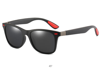 Polarized Sunglasses Men Women Classic Square Plastic Driving Sun Glasses Fashion Black Shades UV400 The Clothing Company Sydney