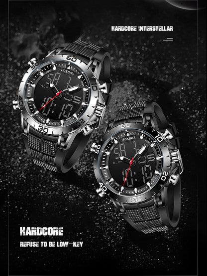Foxbox Sport Mens Watches Top Brand Luxury Dual Display Quartz Watch For Men Military Waterproof Digital Electronic Watch The Clothing Company Sydney