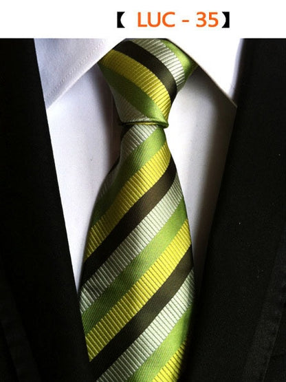 8cm Men's Tie Silk Plaids Floral Luxury Necktie Striped Ties For Men Business Formal Wedding Accessories Tie The Clothing Company Sydney