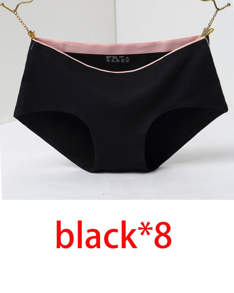 8 Pack Briefs for Women fashion panties Solid seamless underpants  panties cotton underwear knickers Briefs The Clothing Company Sydney