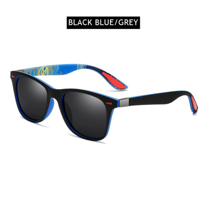 Polarized Sunglasses Men Women Classic Square Plastic Driving Sun Glasses Fashion Black Shades UV400 The Clothing Company Sydney