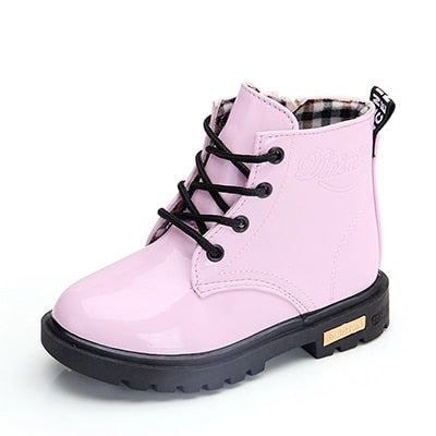 Children Shoes Snow Boots for Kids Boys Girls PU Leather Winter Shoes The Clothing Company Sydney